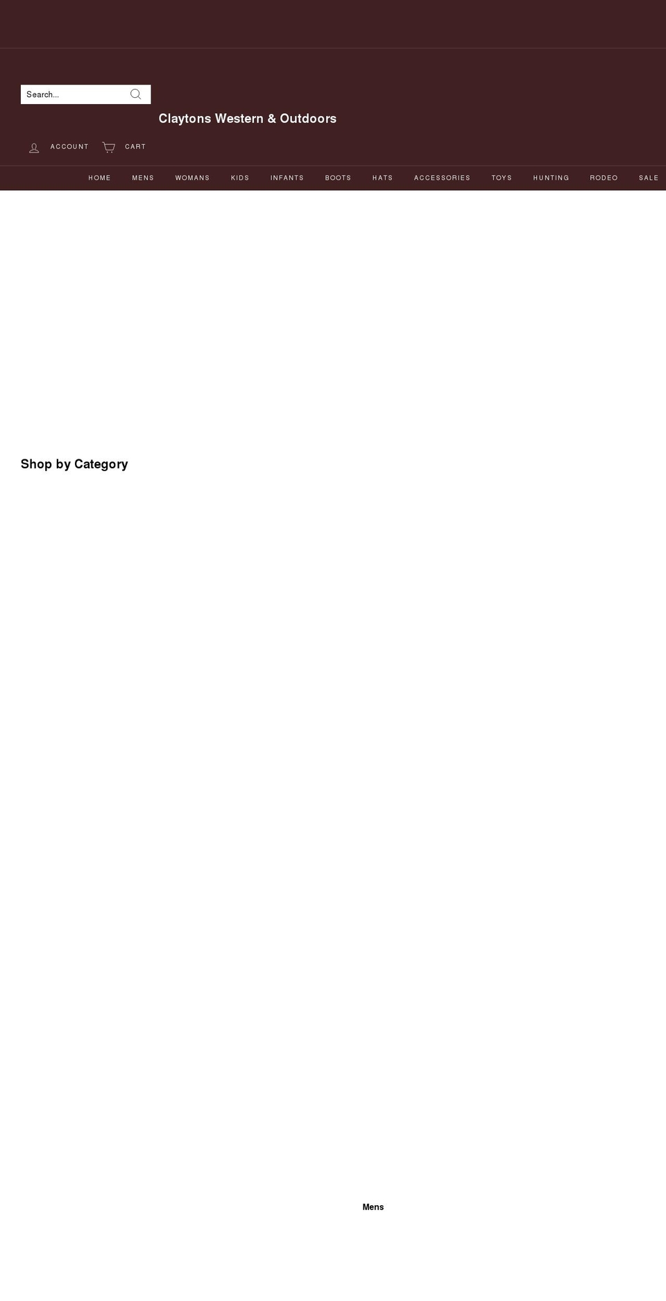 claytonswestern.com.au shopify website screenshot