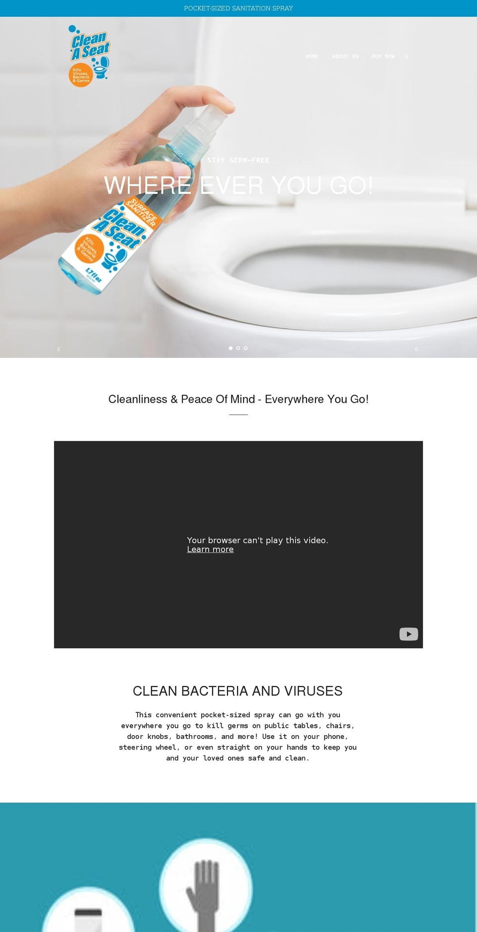 cleanaseat.com shopify website screenshot
