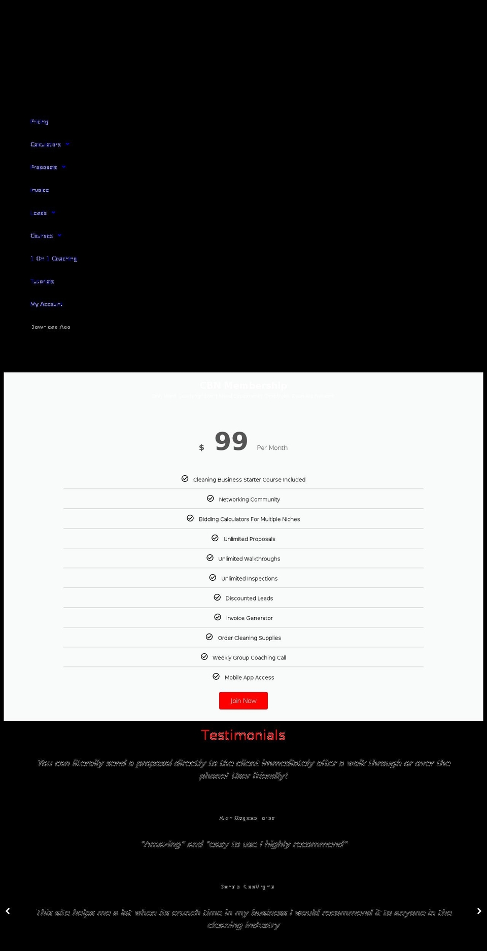 cleanbiznetwork.com — Shopify storefront screenshot