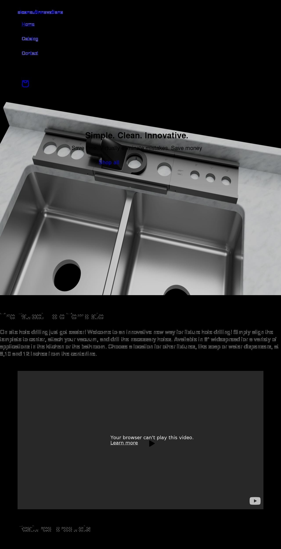 cleancutinnovations.com shopify website screenshot