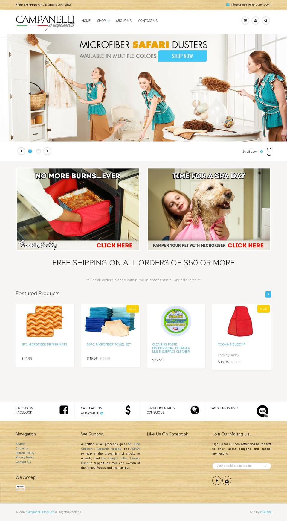 cleaners.tv shopify website screenshot
