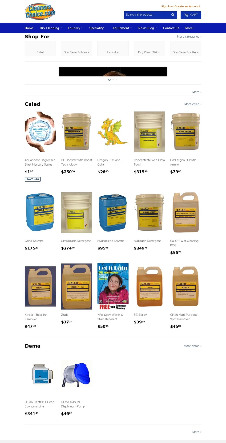 cleanerschoice.com shopify website screenshot