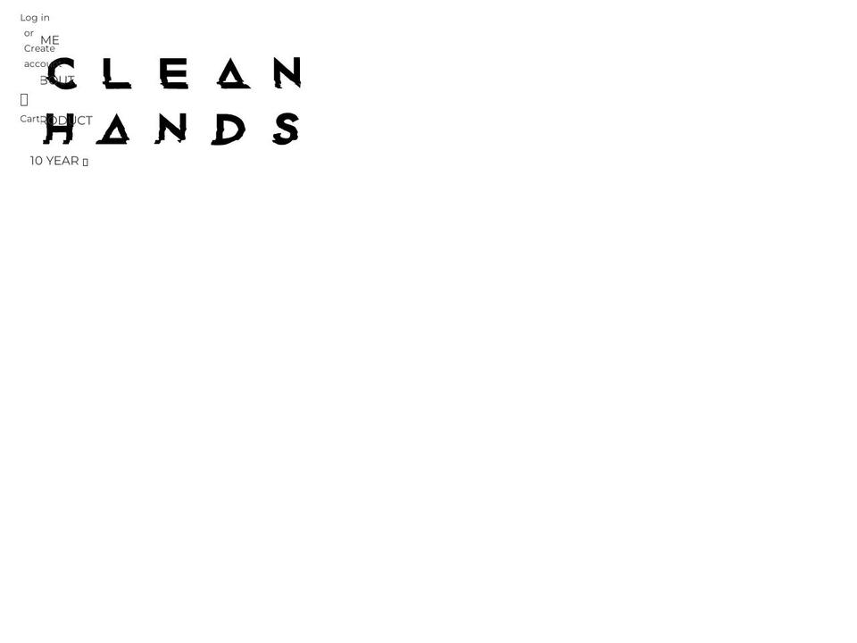 cleanhandsshop.com — Shopify storefront screenshot