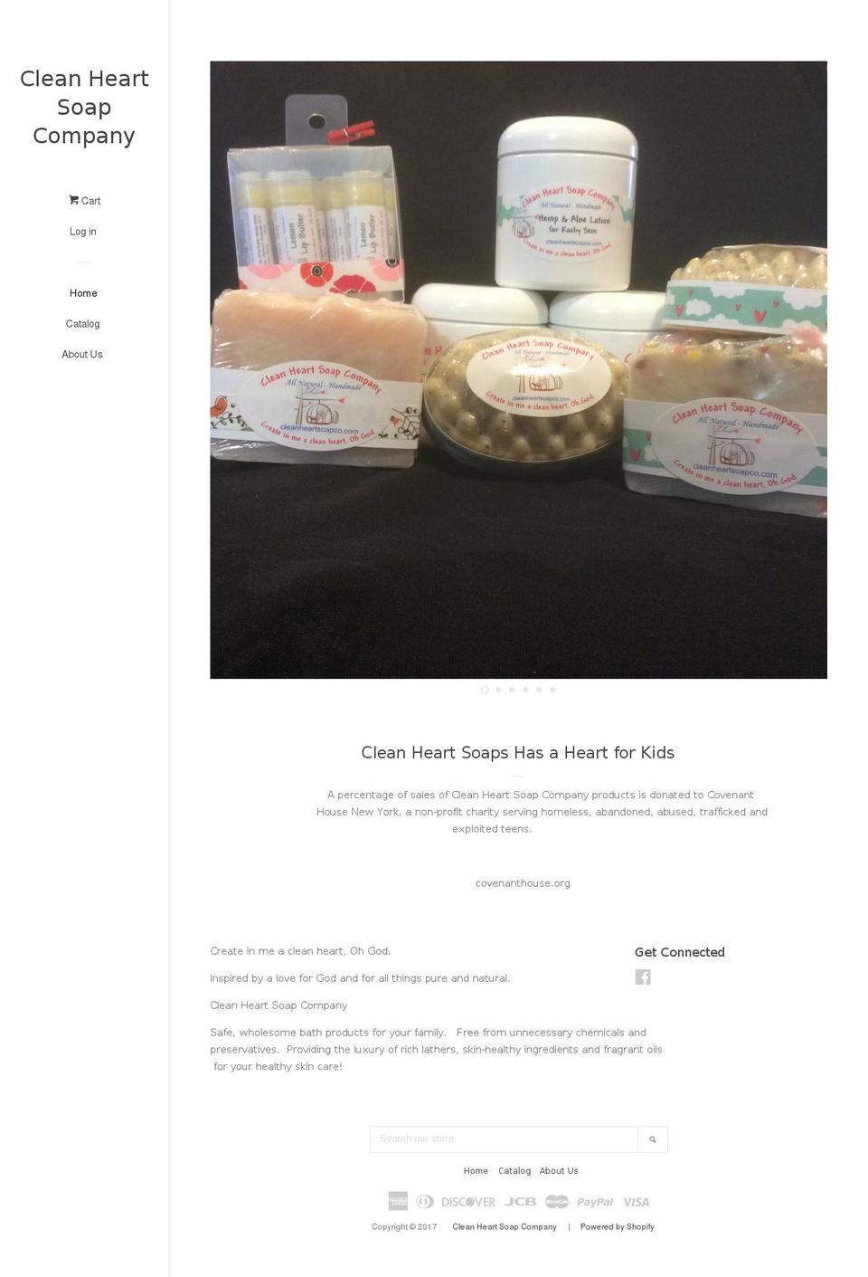 cleanheartsoapco.com shopify website screenshot