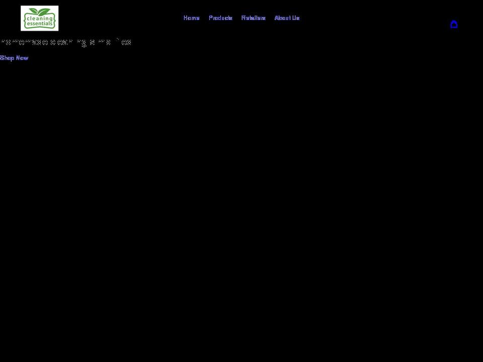 cleaningessentials.com shopify website screenshot