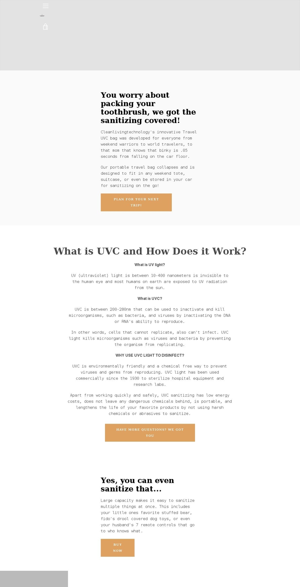 cleanlivingtechnology.com shopify website screenshot