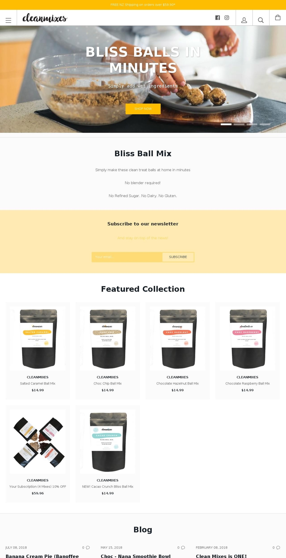 cleanmixes.com — Shopify storefront screenshot