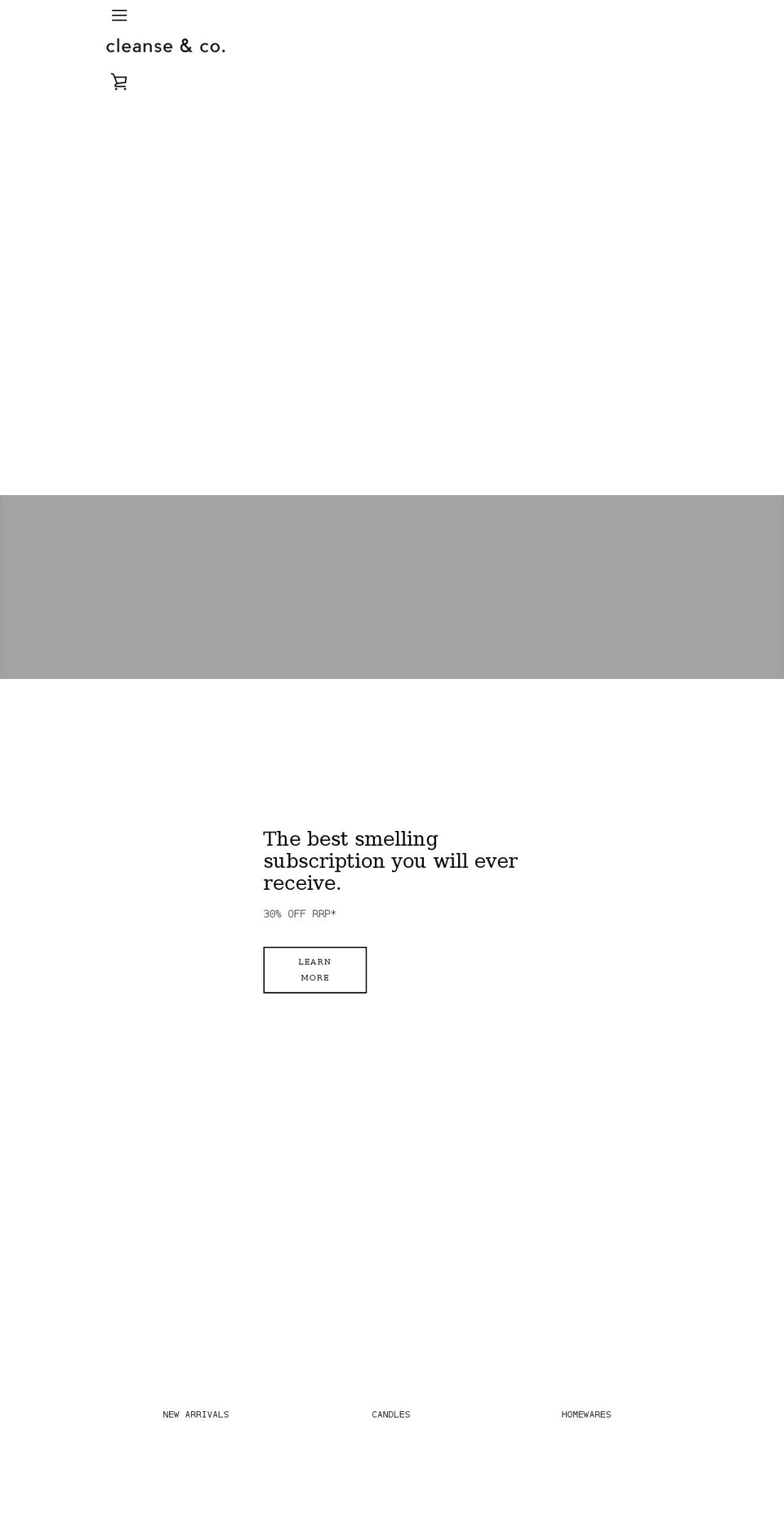 cleanseandco.com.au shopify website screenshot