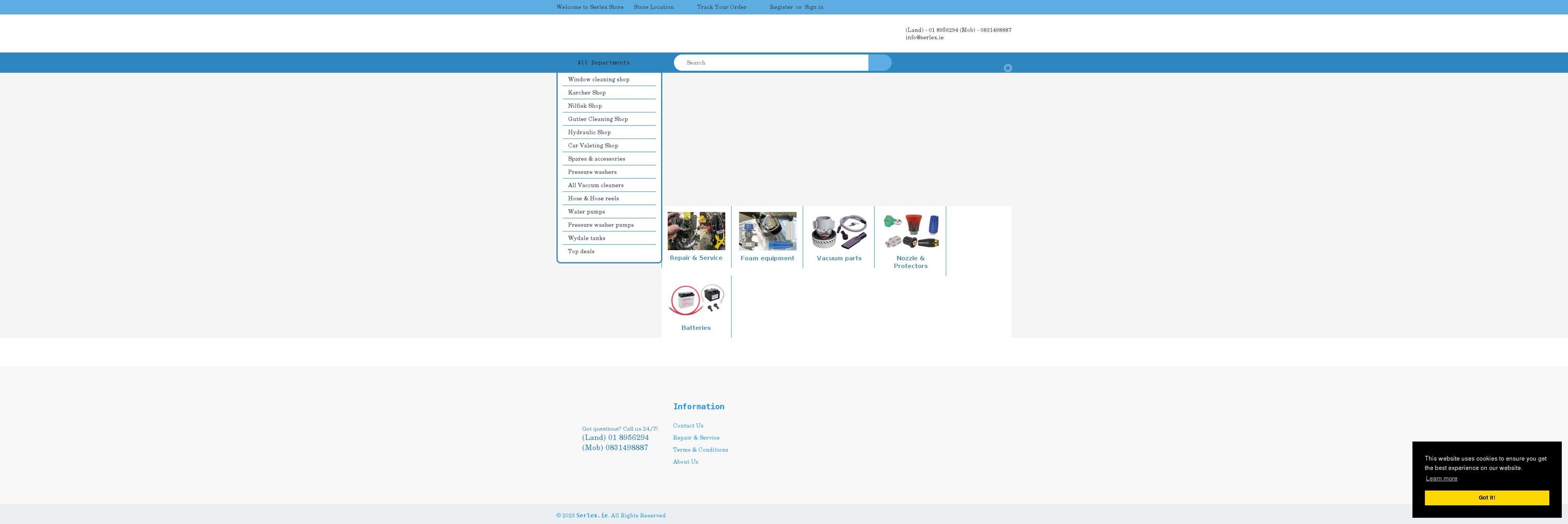 cleanshop.ie shopify website screenshot