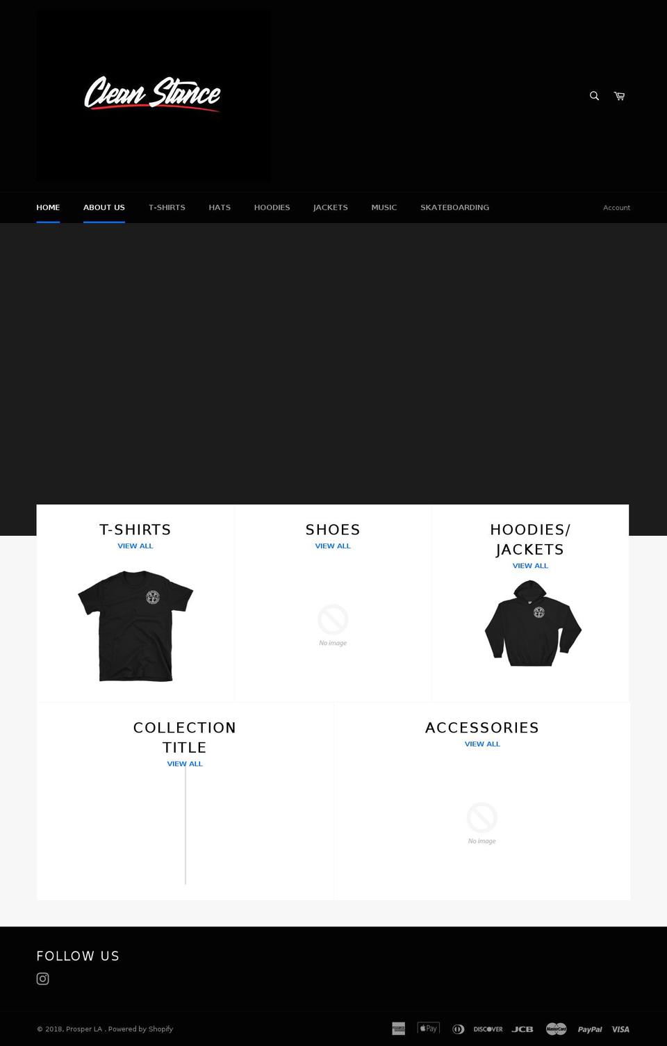 cleanstance.com — Shopify storefront screenshot