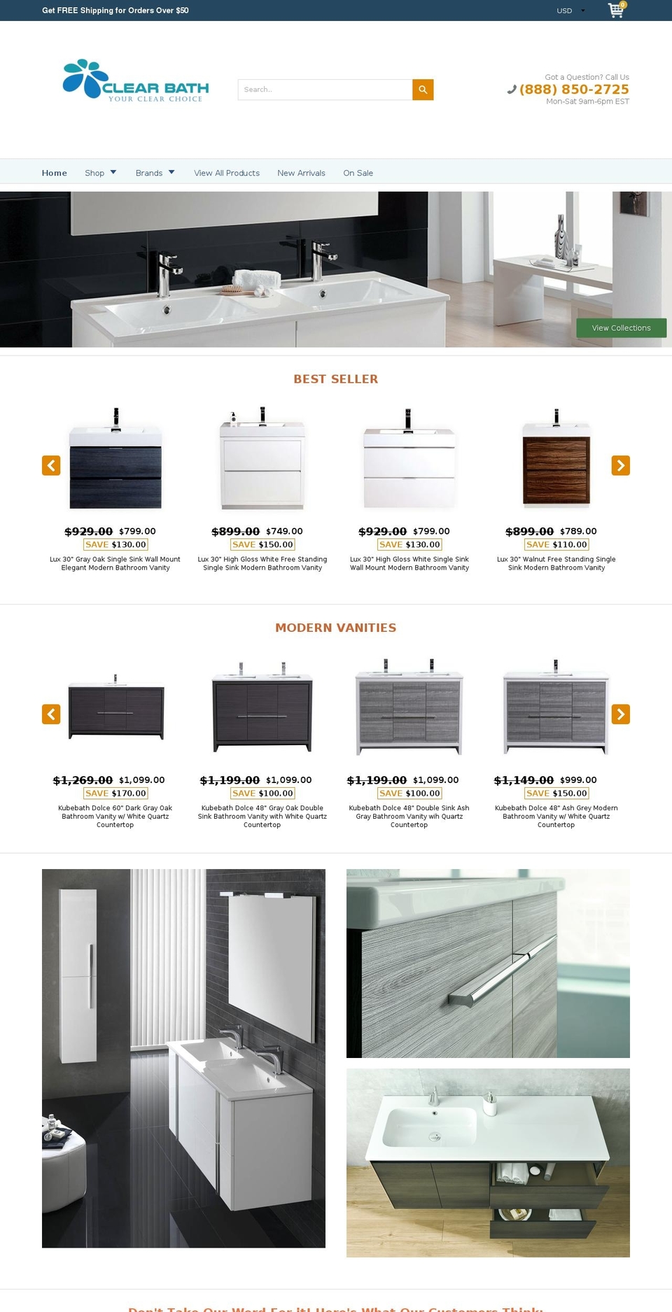clearbath.com — Shopify storefront screenshot