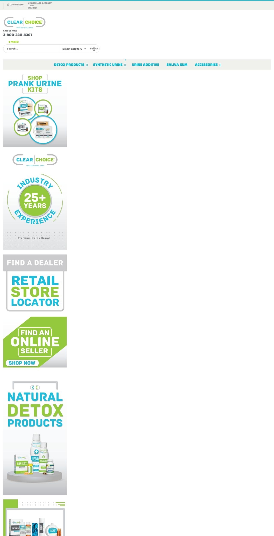 clearchoicebrand.com shopify website screenshot