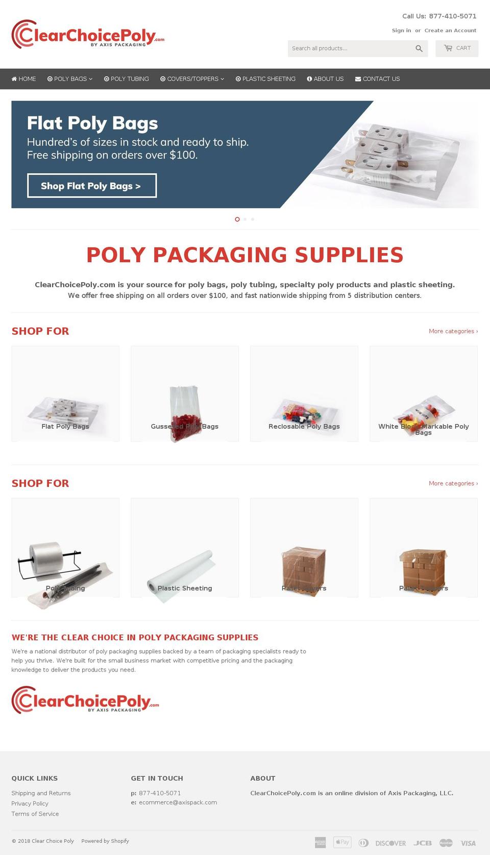 clearchoicepoly.com — Shopify storefront screenshot