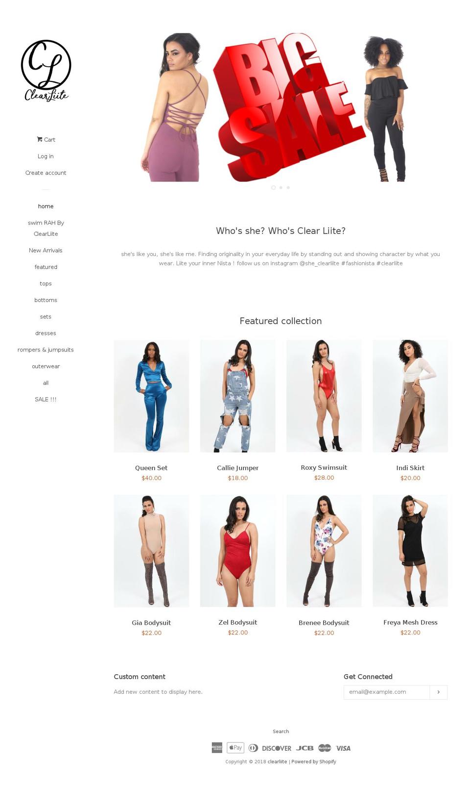 clearliite.com — Shopify storefront screenshot