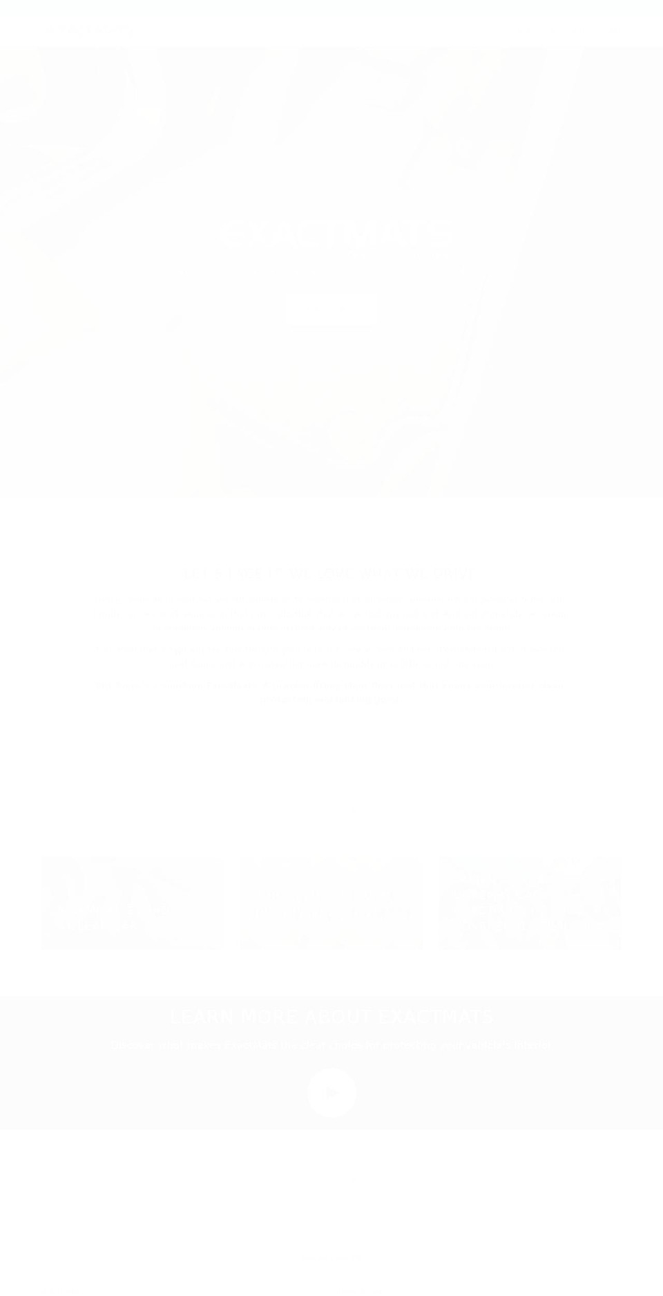 clearmats.com shopify website screenshot