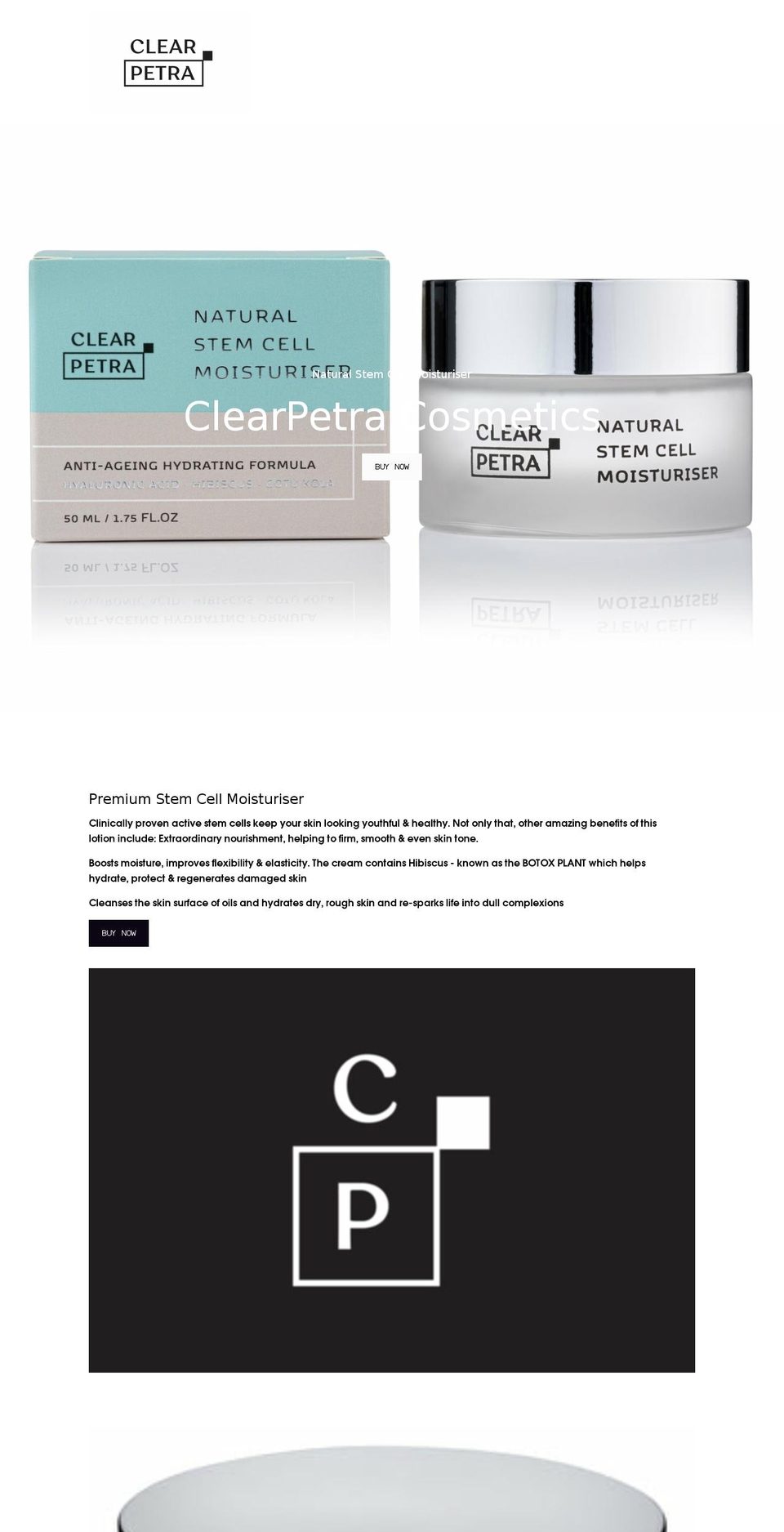 clearpetra.co.uk shopify website screenshot