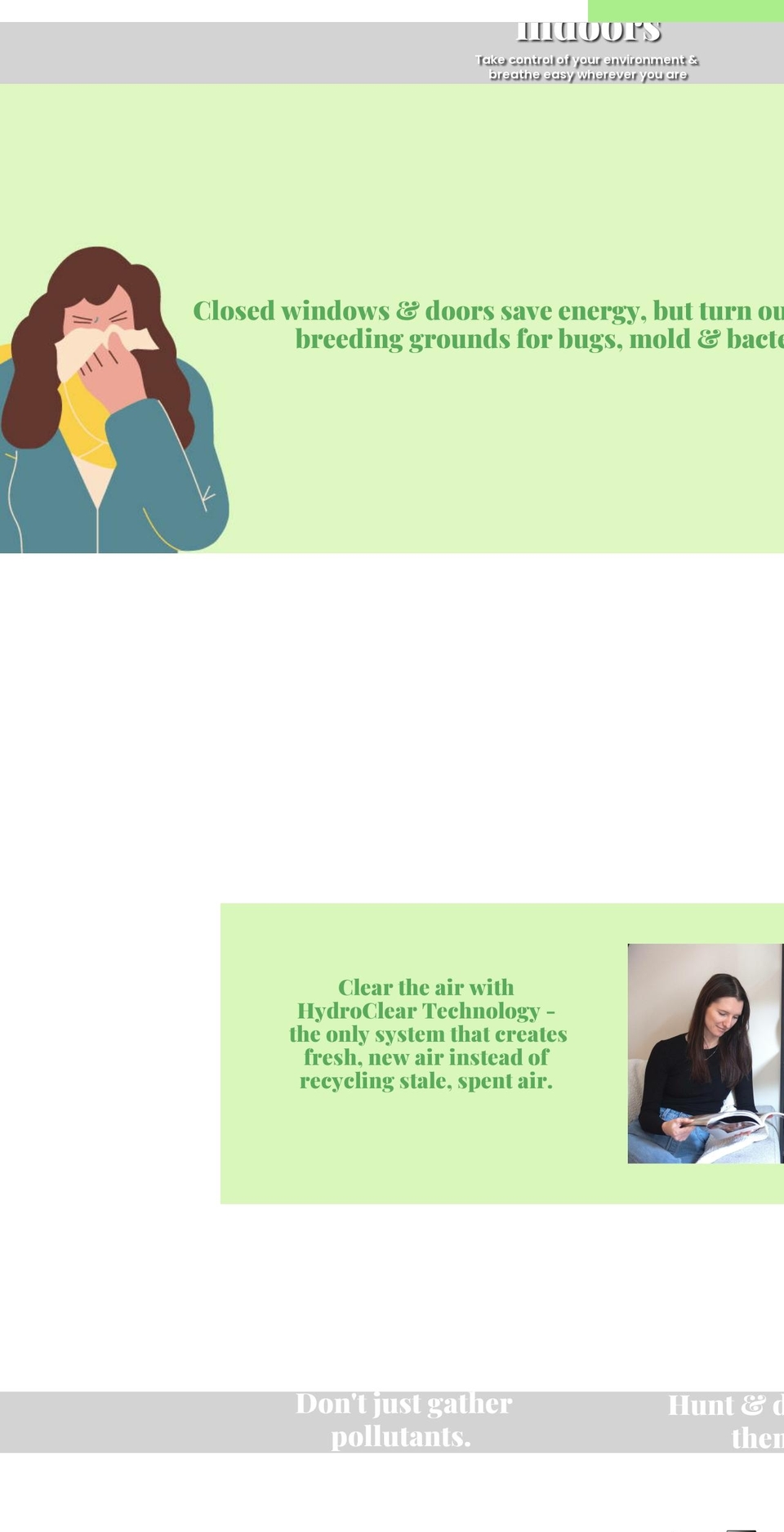 clearzone.ca shopify website screenshot