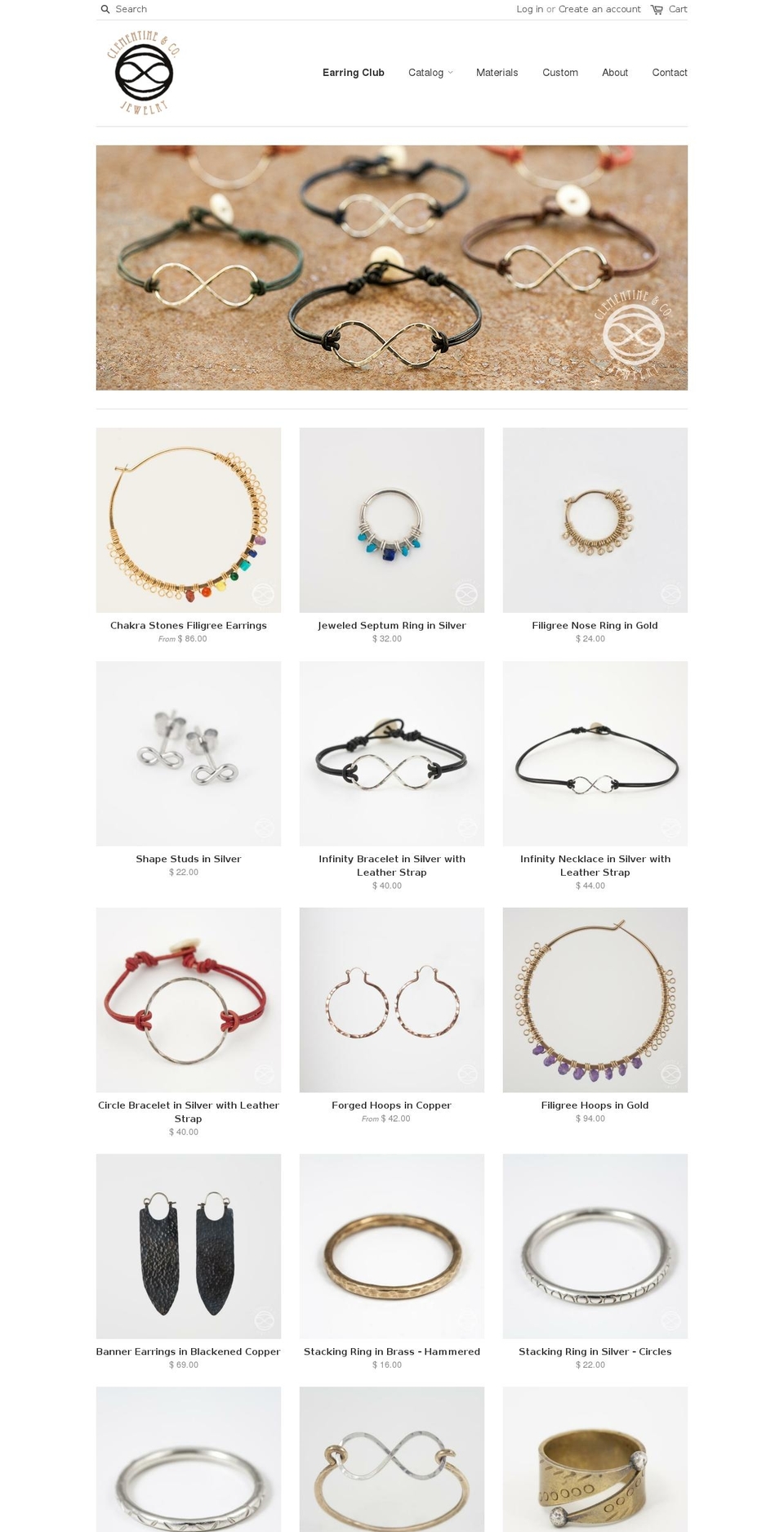 clementineco.com shopify website screenshot