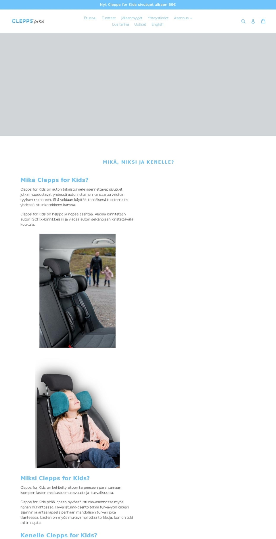 clepps.com — Shopify storefront screenshot