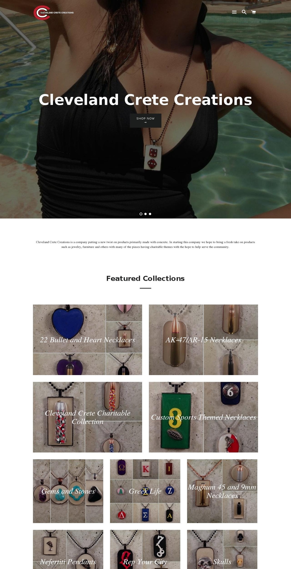 clevecrete.com — Shopify storefront screenshot