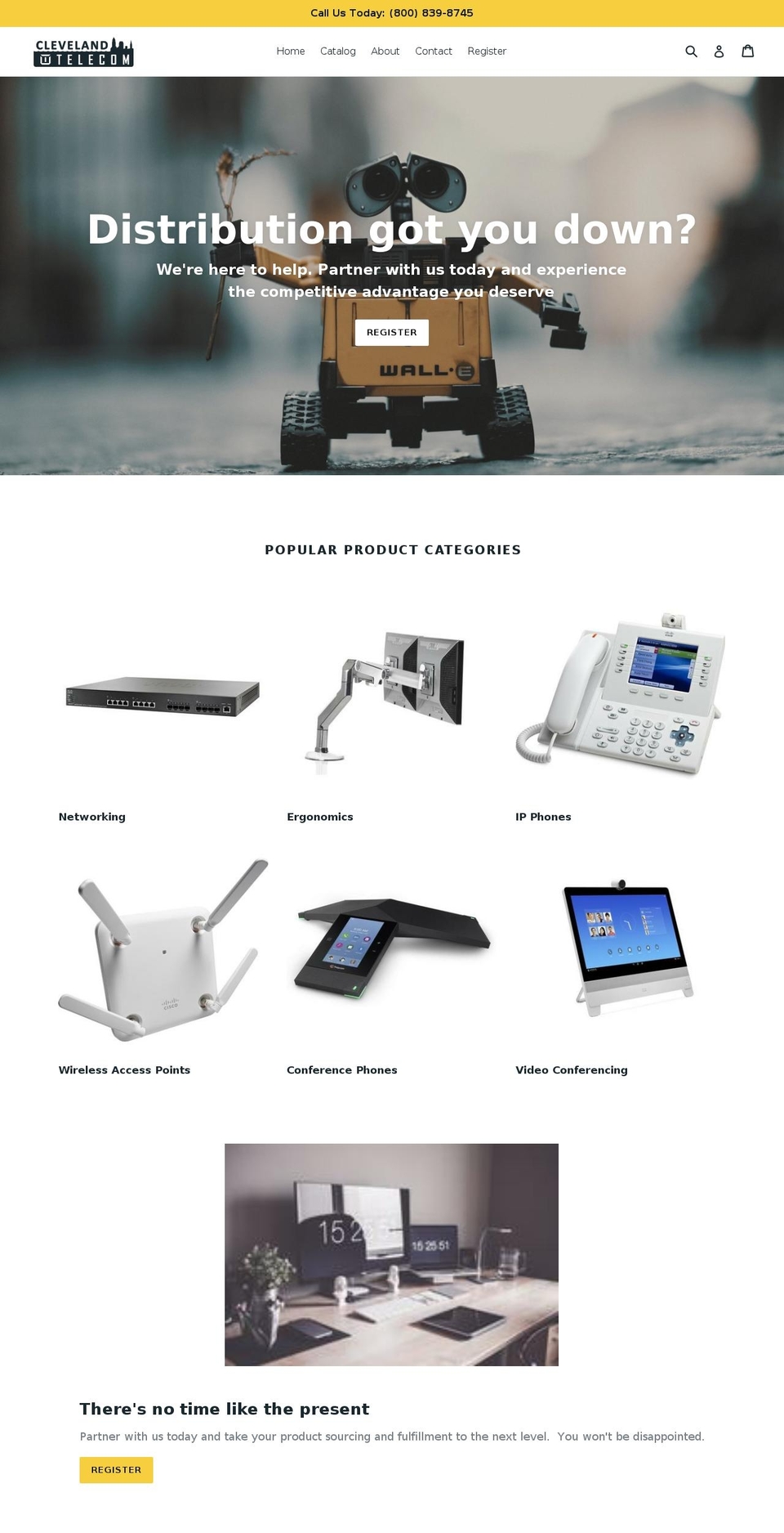 clevelandtelecom.net shopify website screenshot