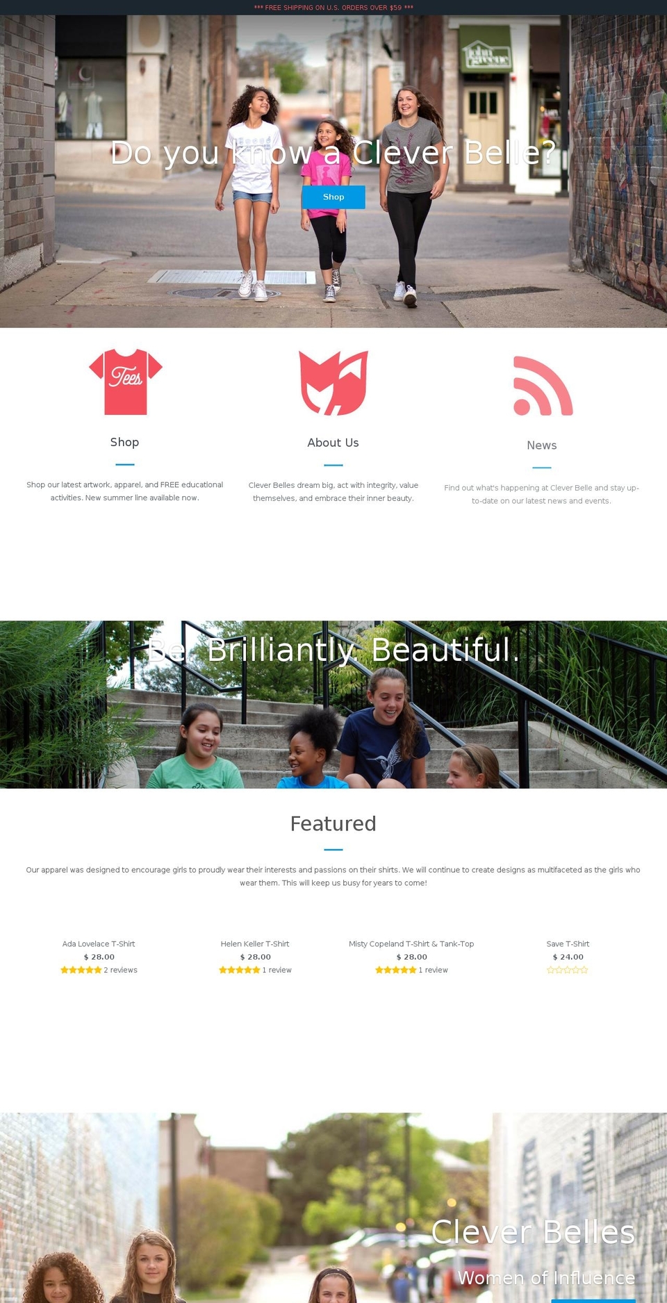 cleverbelle.net shopify website screenshot