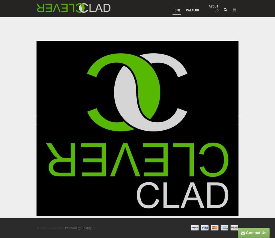 cleverclad.com shopify website screenshot