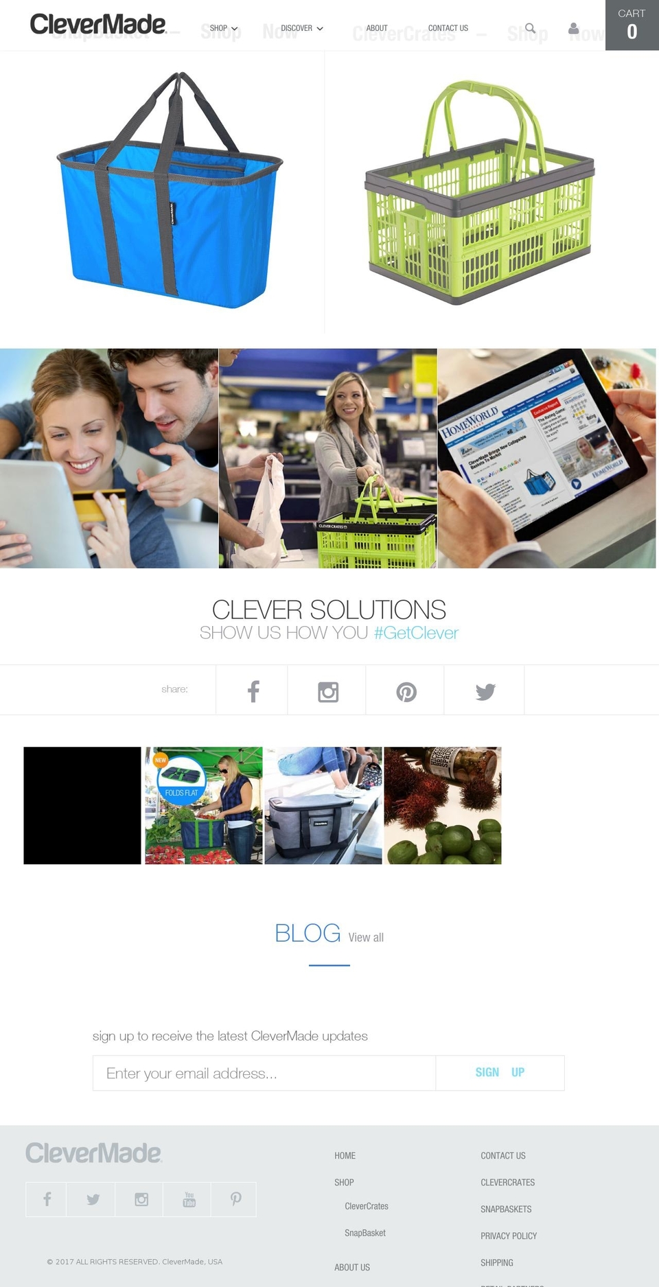 clevercrate.com shopify website screenshot