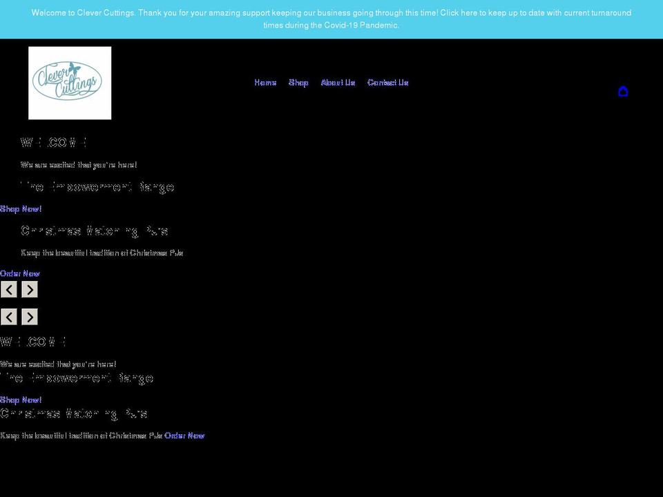 clevercuttings.co.uk shopify website screenshot
