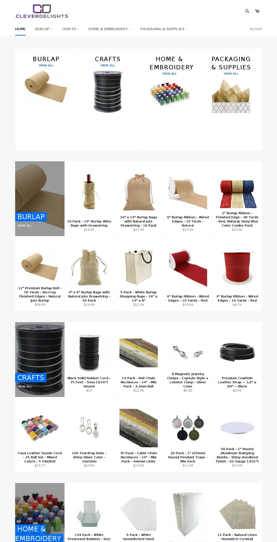 cleverdelights.com shopify website screenshot