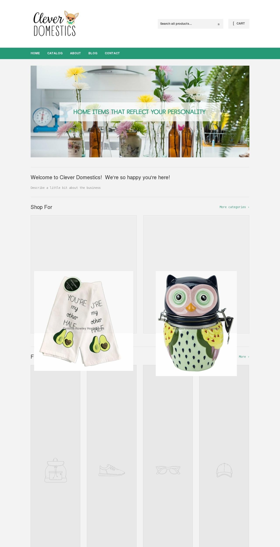 cleverdomestics.com shopify website screenshot