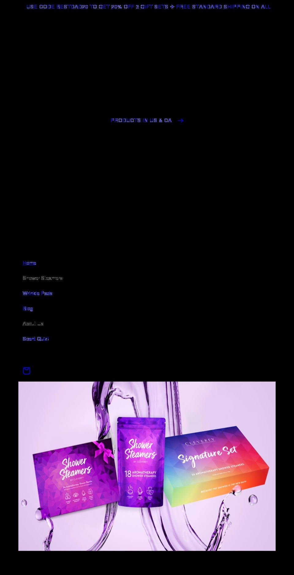 cleverfybeauty.com shopify website screenshot