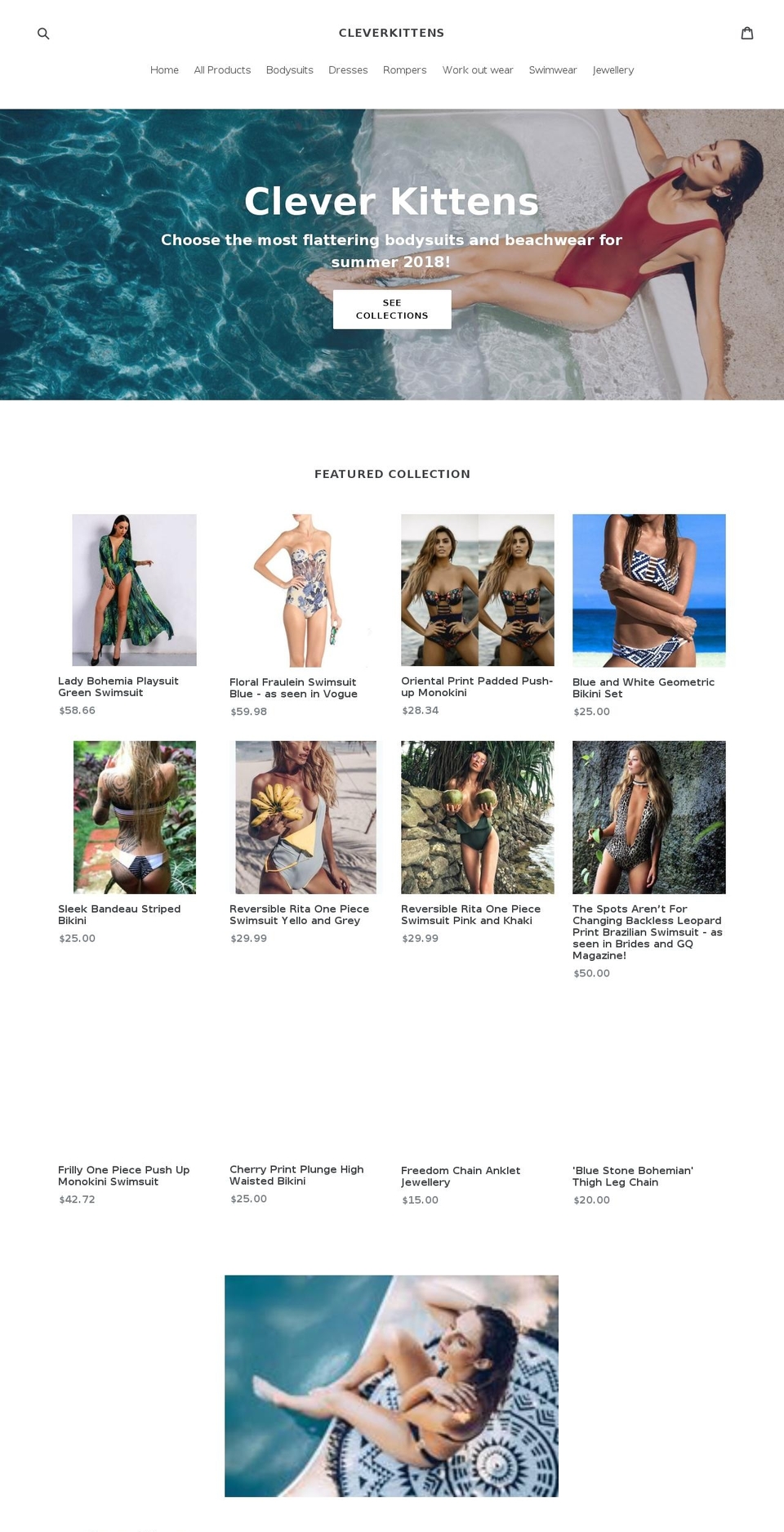 cleverkittens.com shopify website screenshot