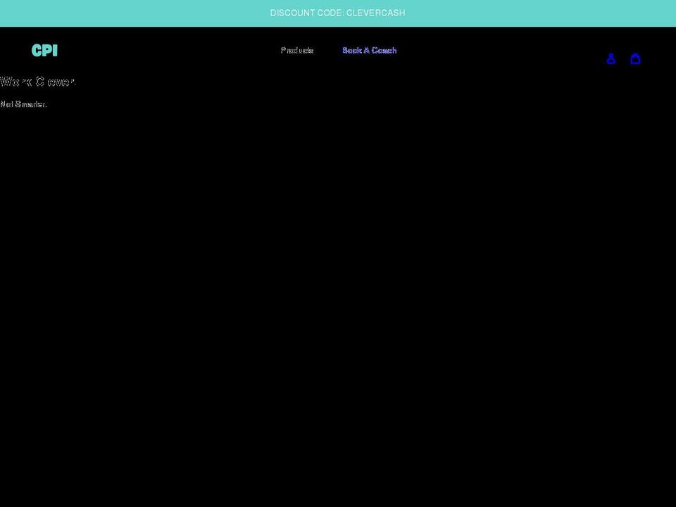 cleverpassiveincome.com shopify website screenshot