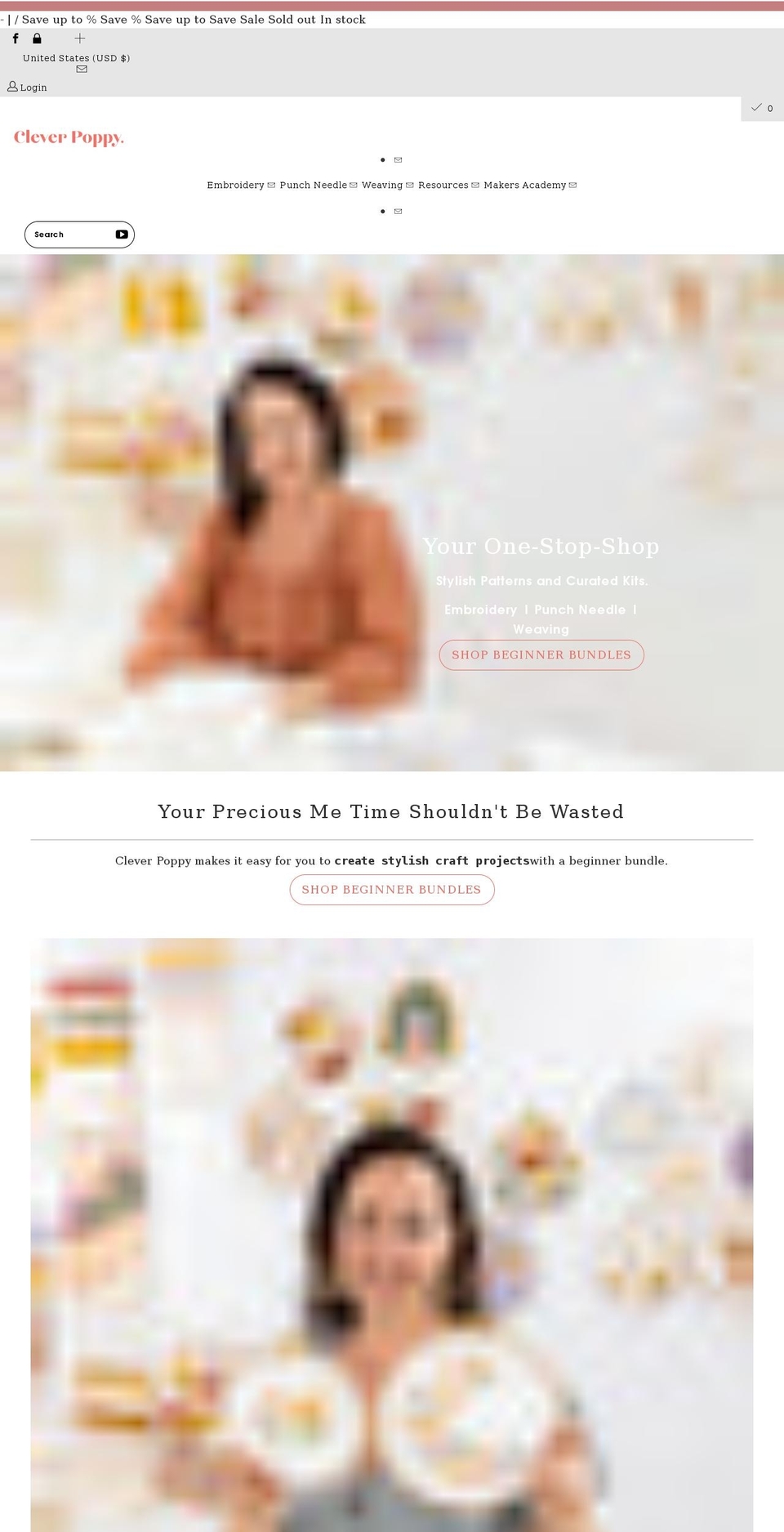 cleverpoppy.com shopify website screenshot