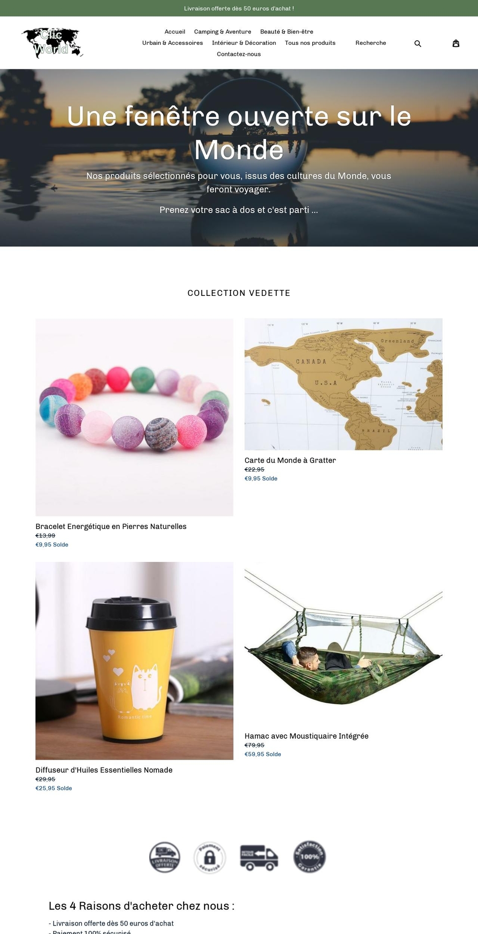 clic-world.com — Shopify storefront screenshot