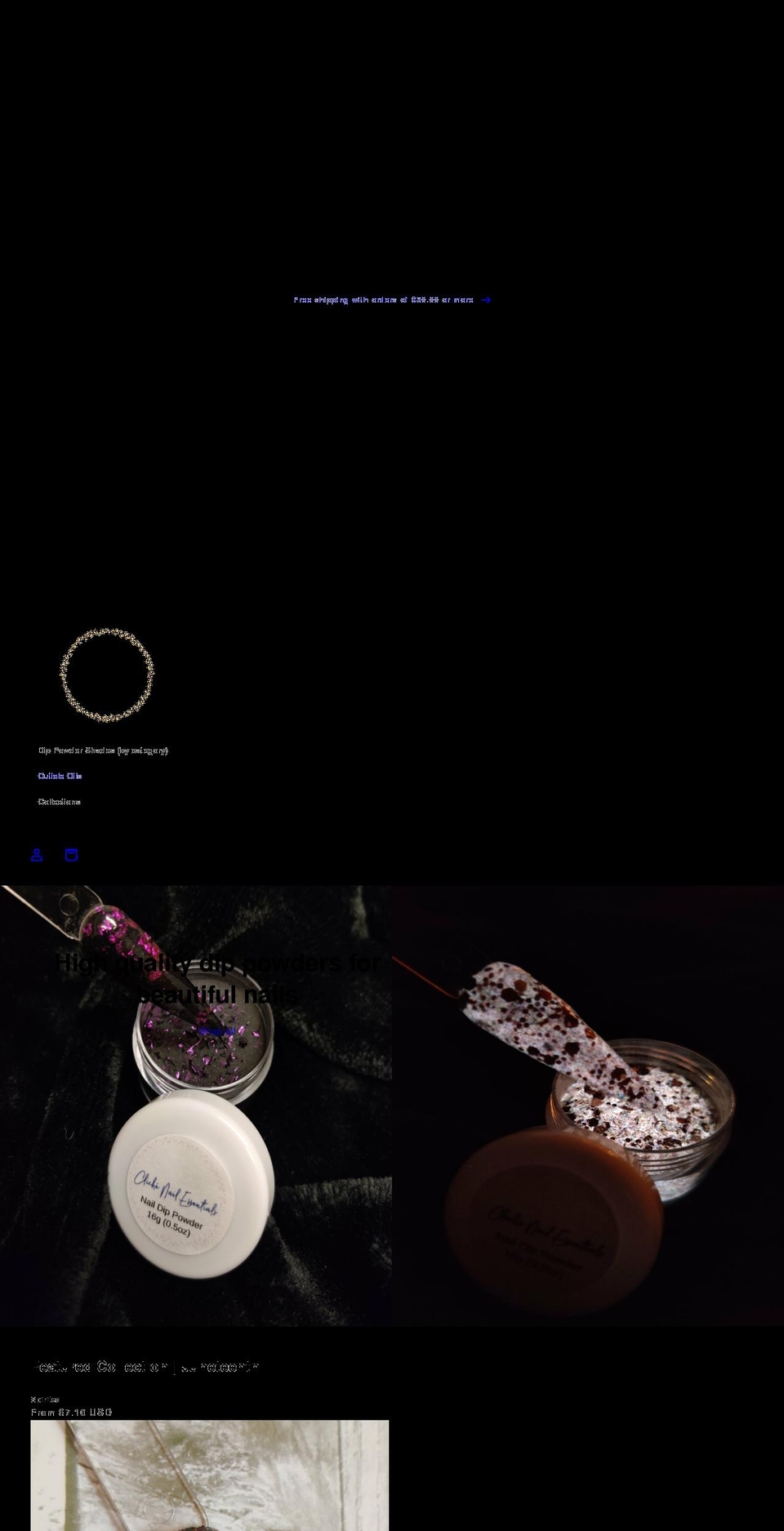 clichenailessentials.com shopify website screenshot