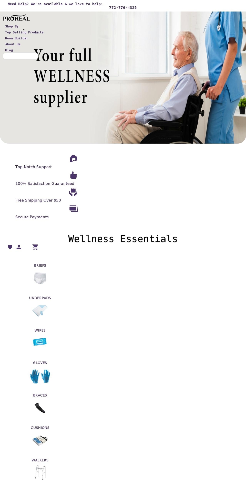 click Shopify theme site example click-medical.com