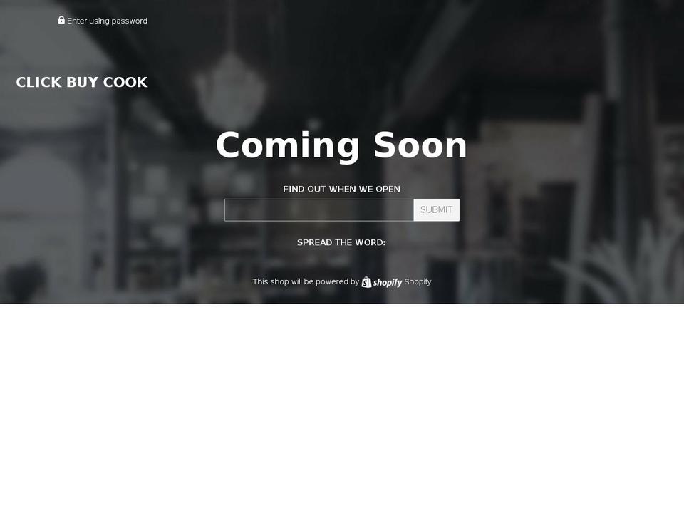 clickbuycook.com — Shopify storefront screenshot