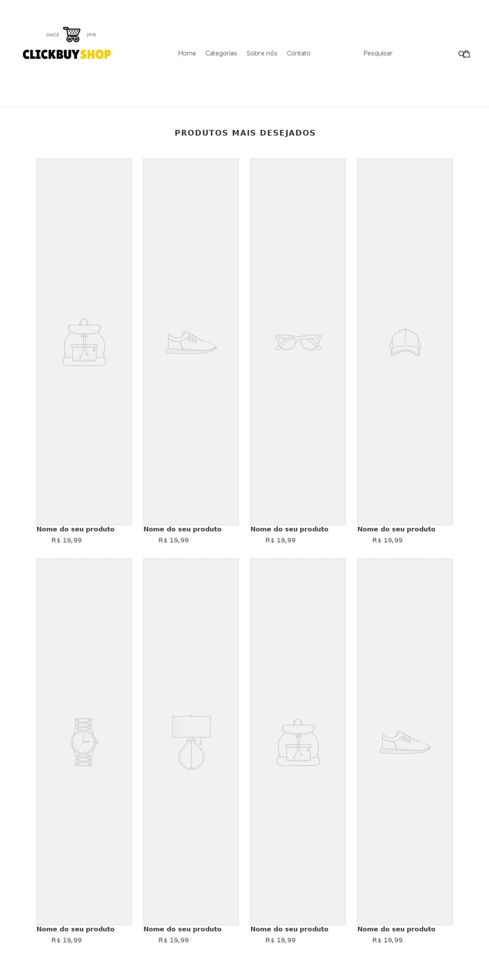 clickbuyshop.com — Shopify storefront screenshot