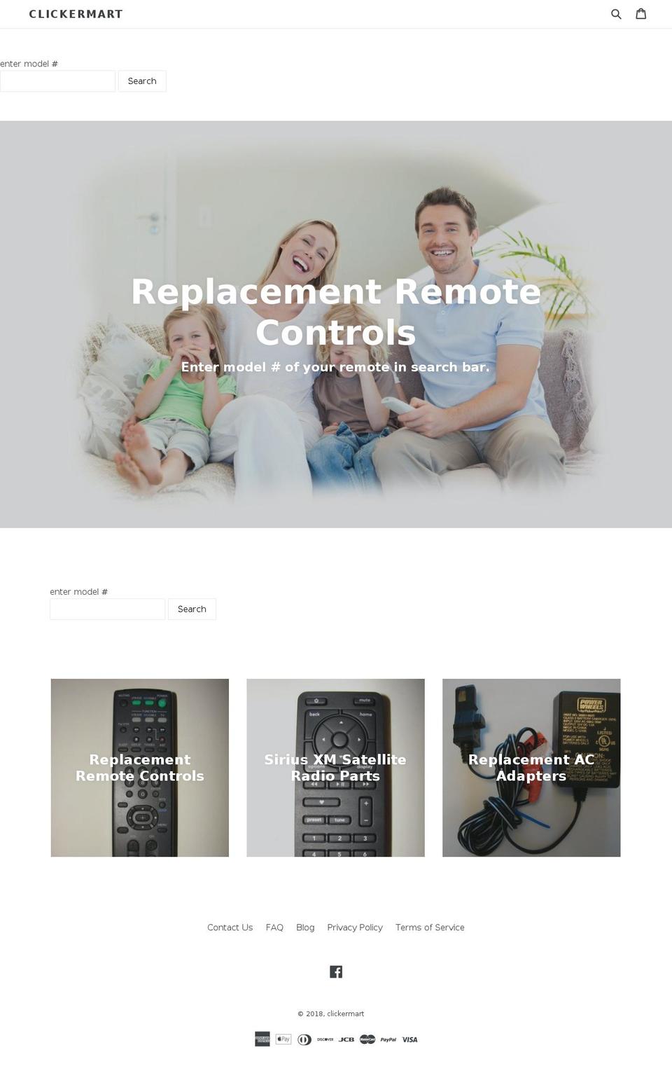 clickermart.com shopify website screenshot