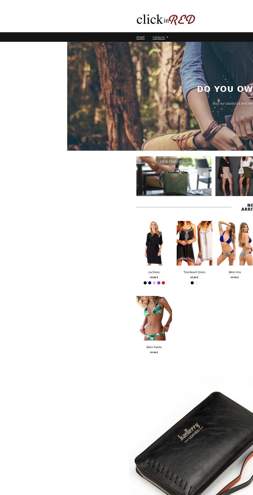 CIR Shopify theme site example clickinred.com