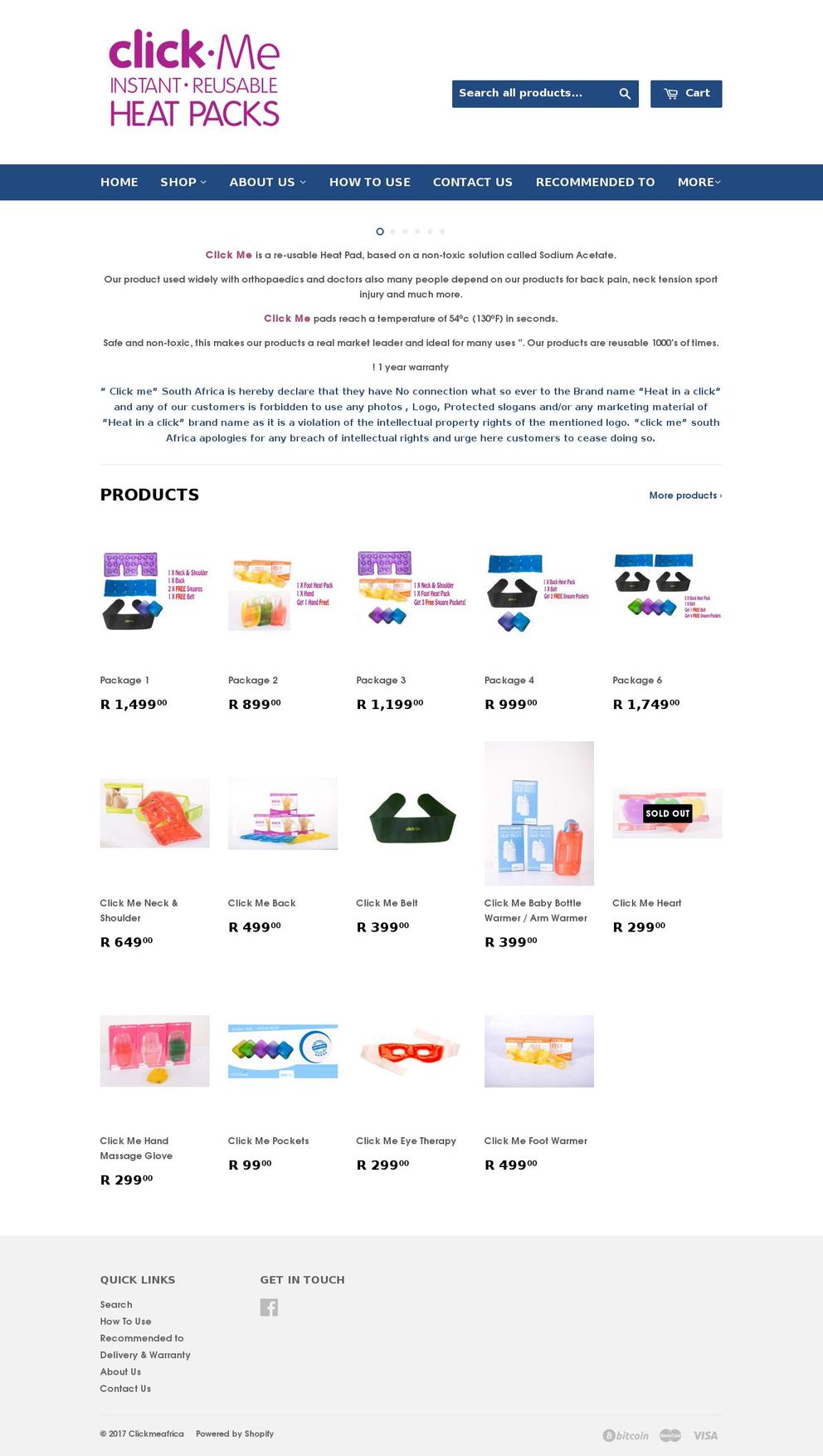clickmeafrica.com shopify website screenshot