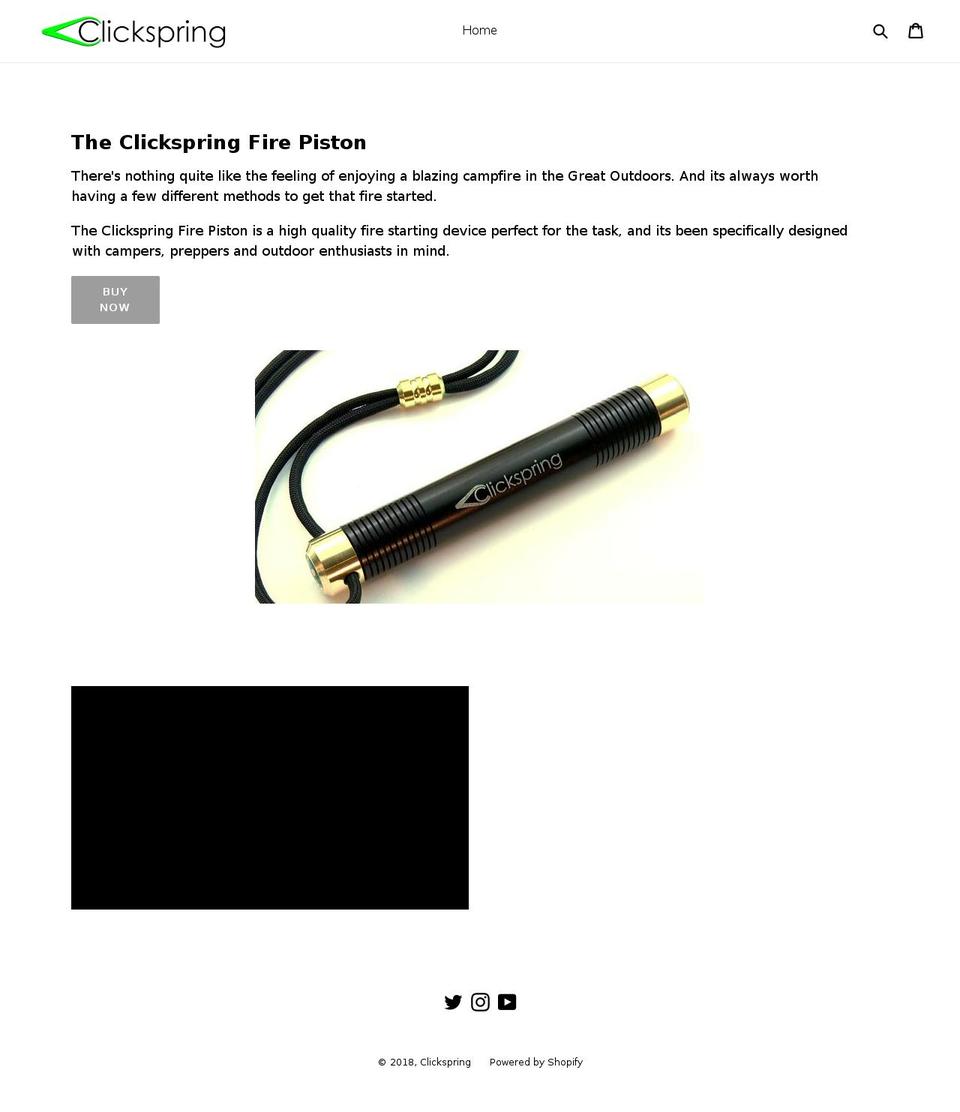 clickspring.myshopify.com shopify website screenshot