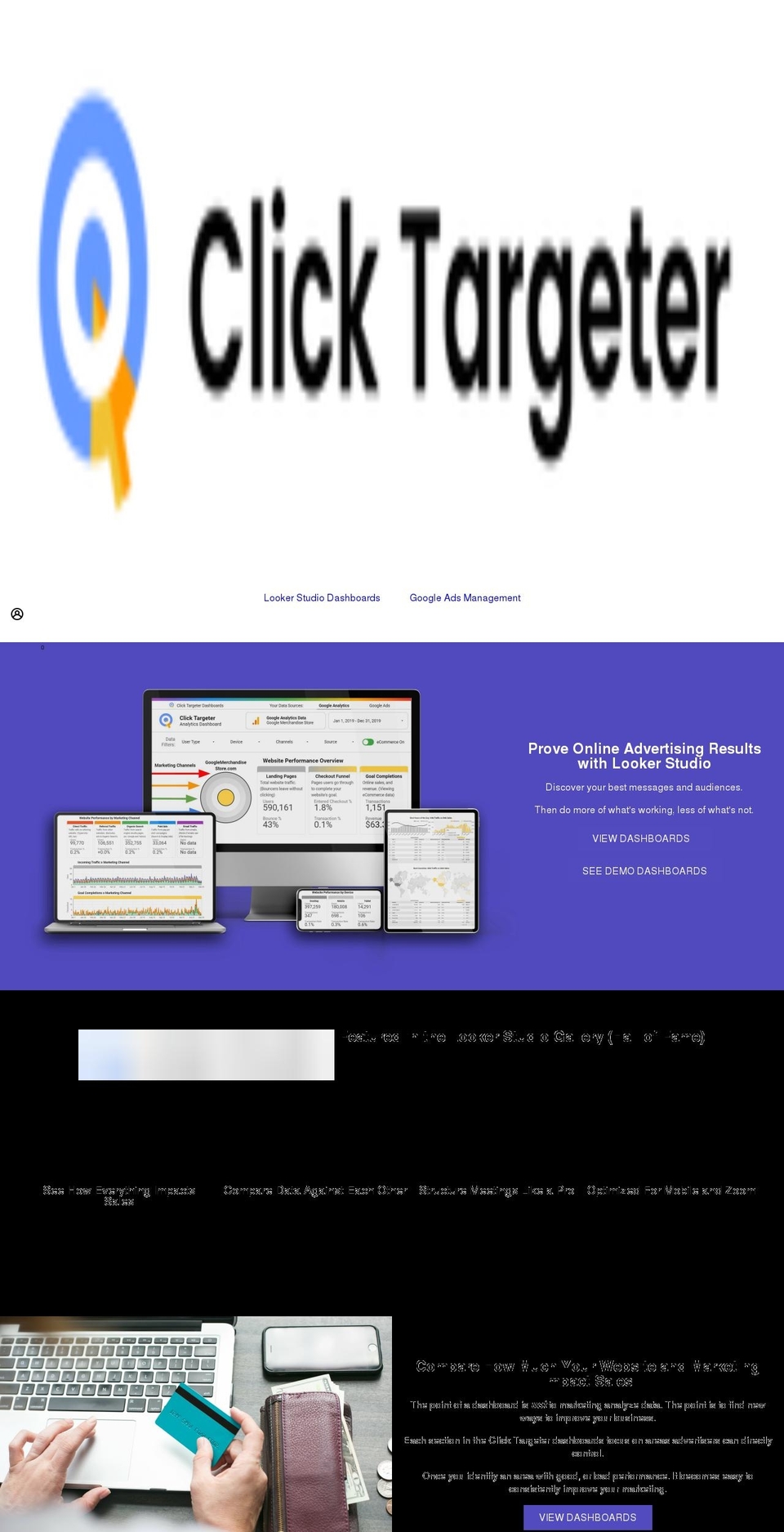 clicktargeter.com shopify website screenshot