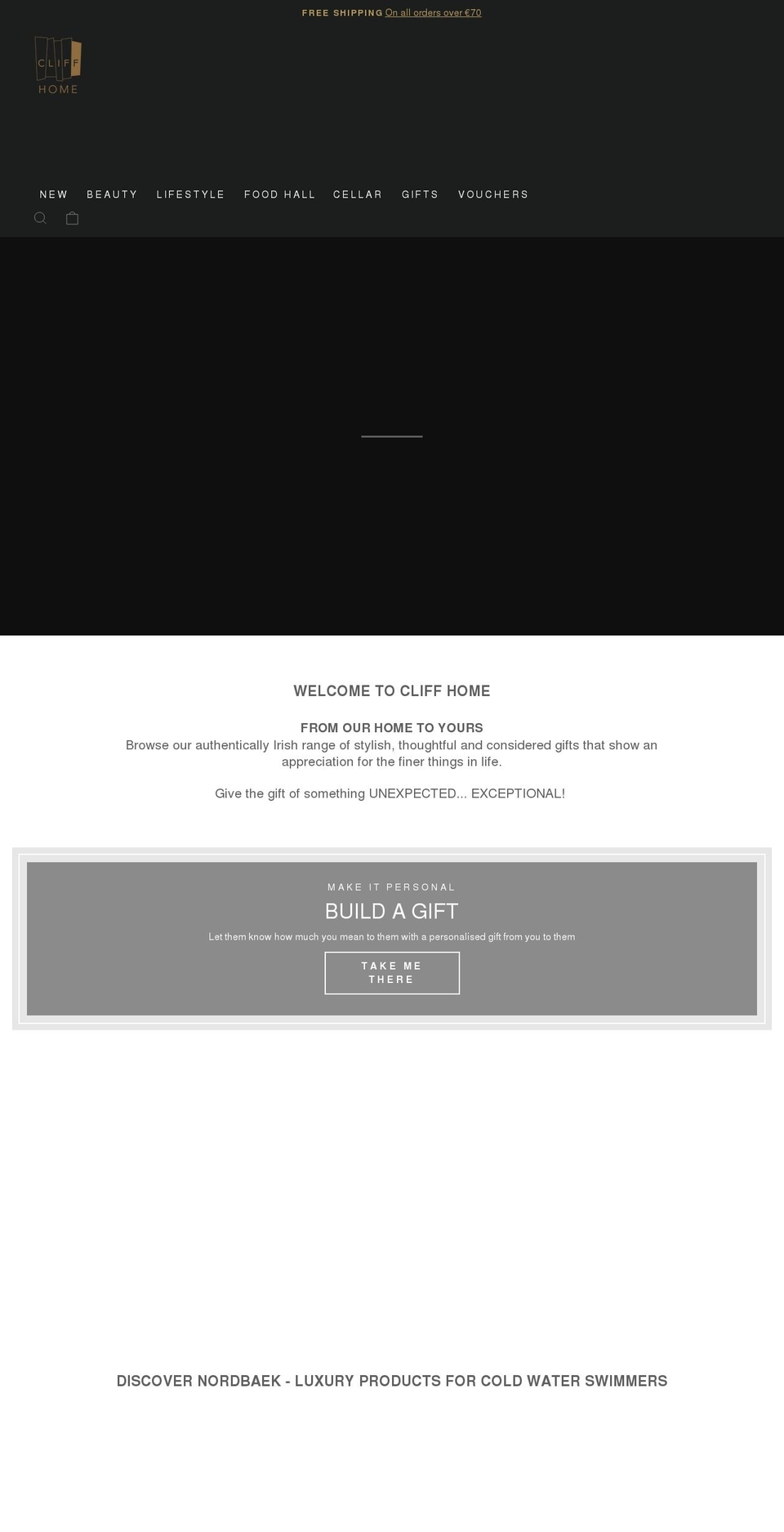 cliffgifts.com — Shopify storefront screenshot