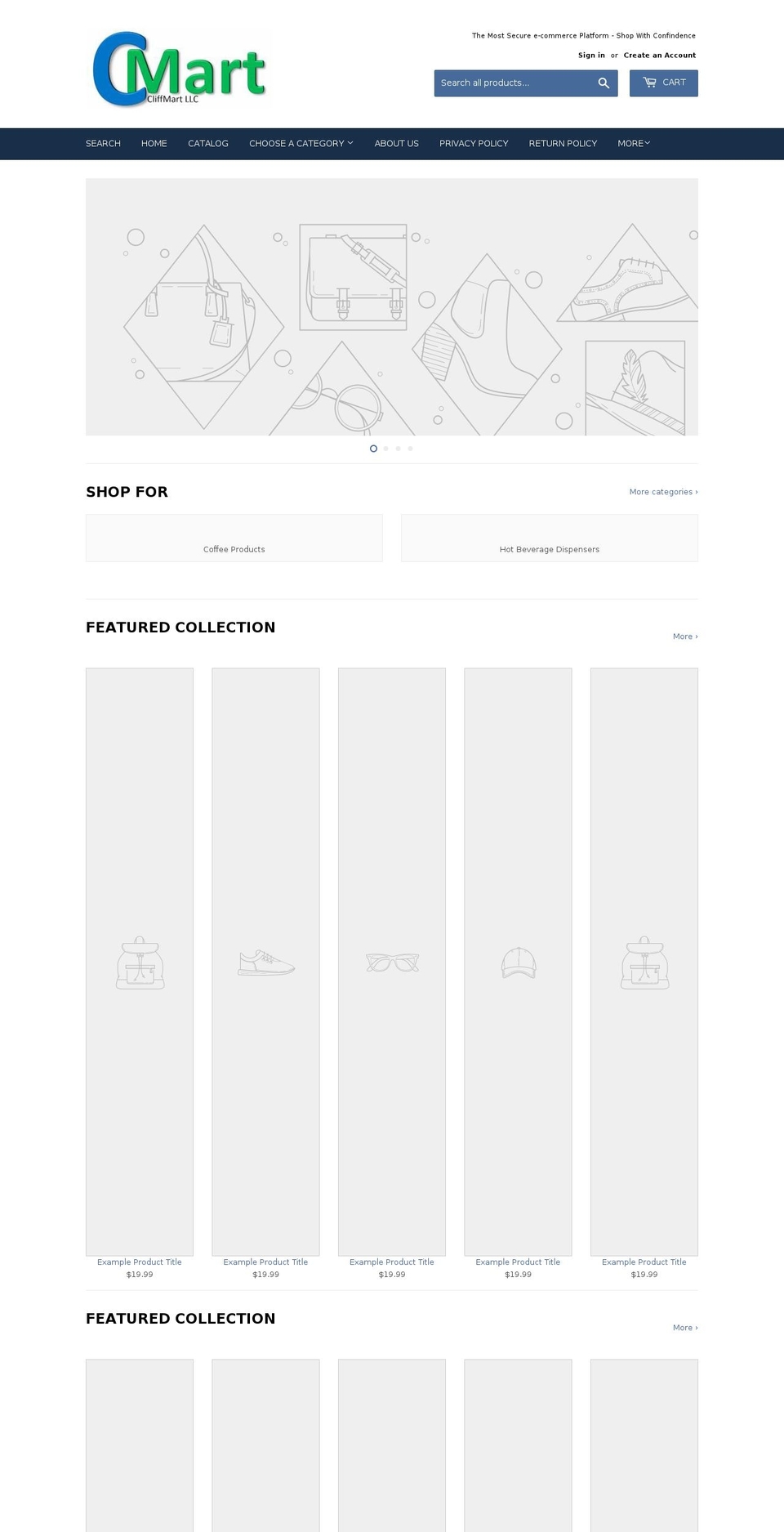 cliffmart.com shopify website screenshot