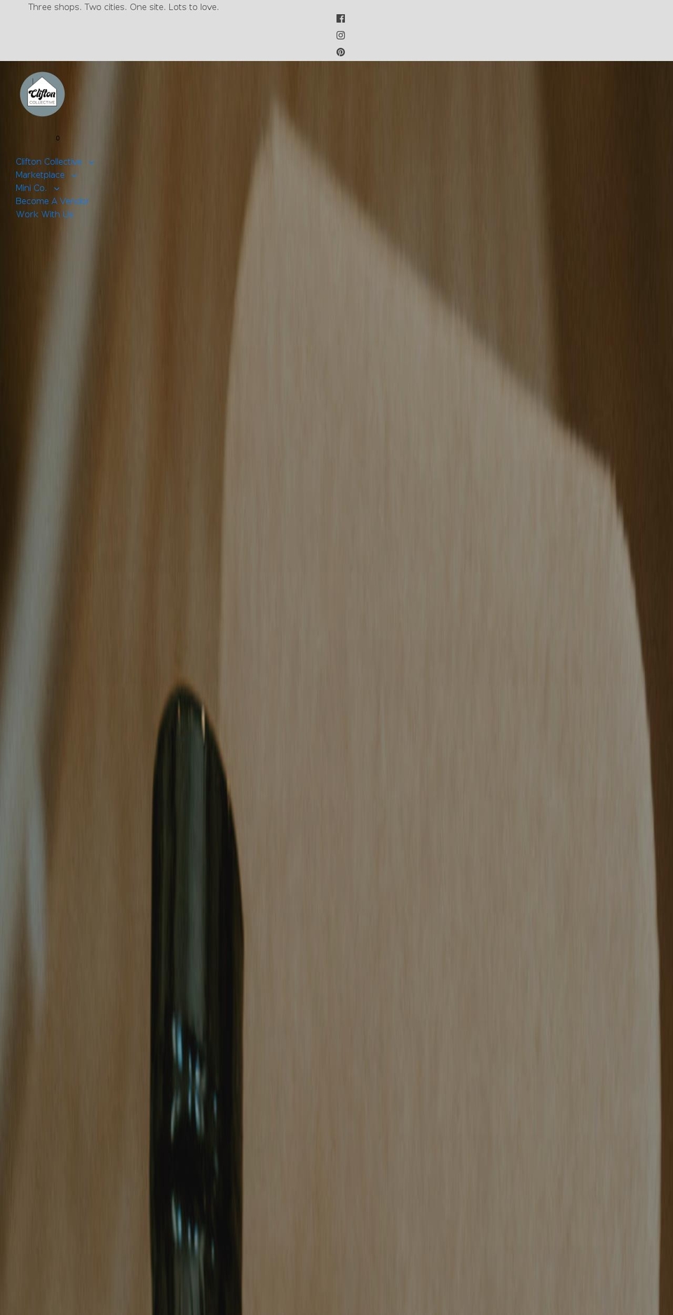cliftoncollective.com shopify website screenshot