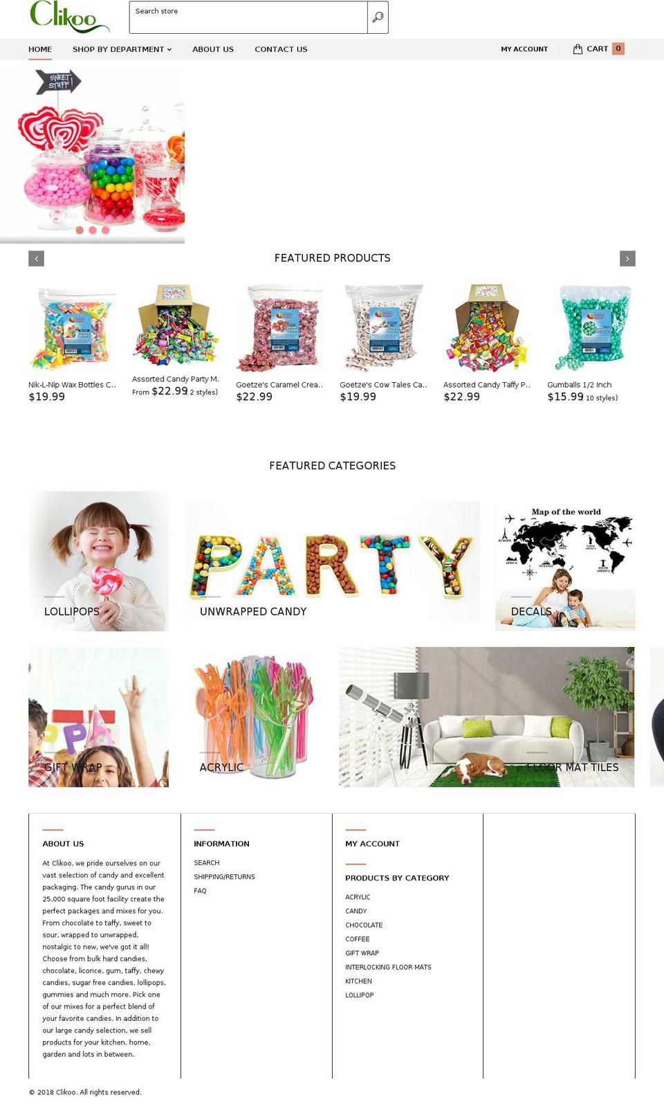 clikoo.com — Shopify storefront screenshot