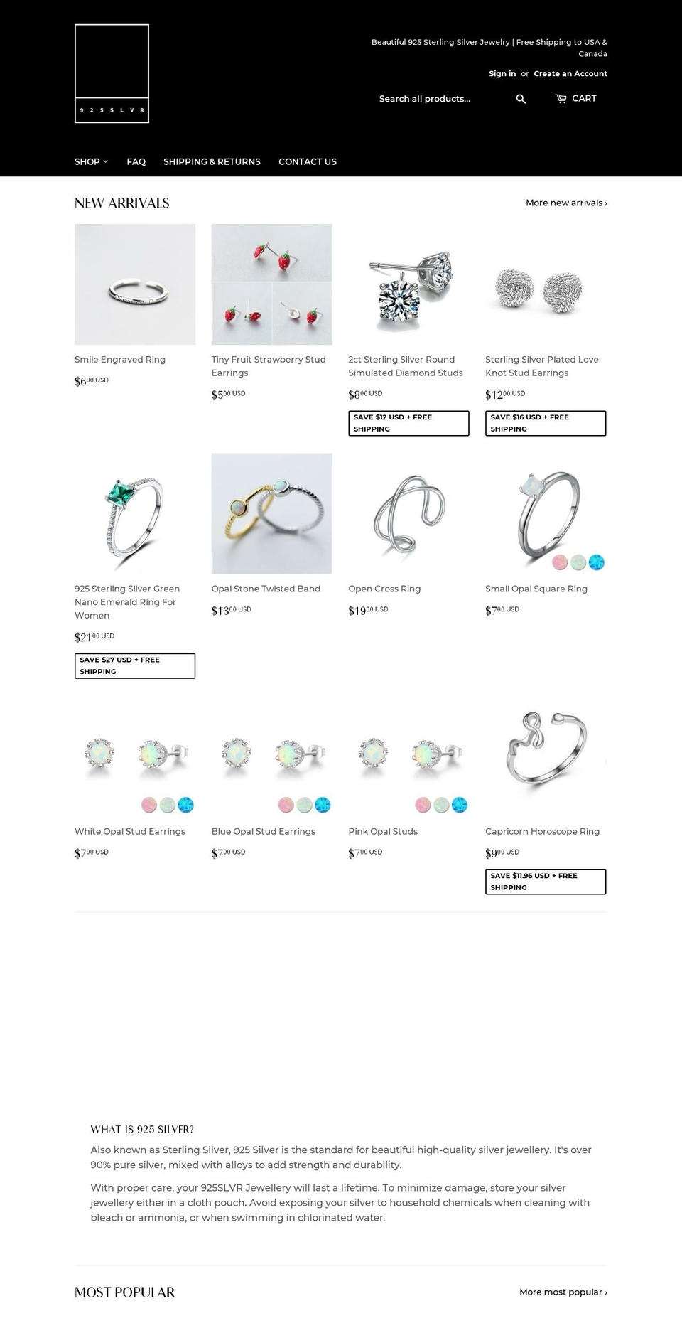 climberearrings.com — Shopify storefront screenshot